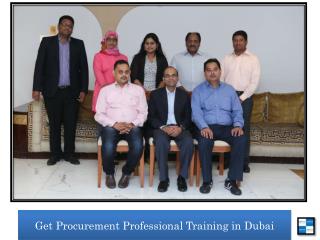 Get Procurement Professional Training in Dubai