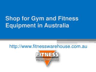 Shop for Gym and Fitness Equipment in Australia - www.fitnesswarehouse.com.au