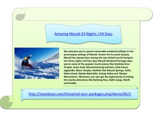 Amazing Manali 03 Nights / 04 Days