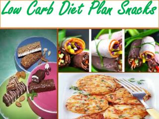 Low Carb Diet Plan Snacks