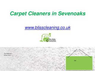 Carpet Cleaners in Sevenoaks - www.blisscleaning.co.uk