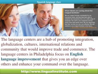 English Language Improvement, Spanish, Portuguese Language Class, Learn to Speak Spanish