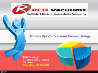 Upright Vacuum Cleaners by Miele