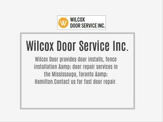 Wilcox Door Service Inc.