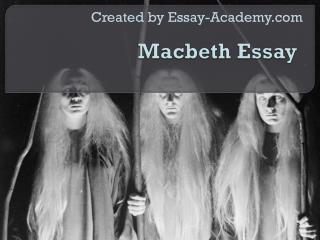 Macbeth Essay