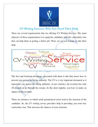 CV Writing Services India, Professional CV Writer