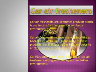 car air fresheners