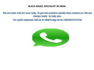 Perfect Black Magic Specialist In India