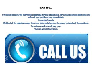 Get Your Ex Back By The Use Of Love Spell