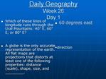 Daily Geography Week 26 Day 1