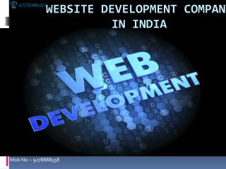 Website Development Company in India: @9278888358