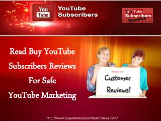 Why you should use Buy YouTube Subscribers Services?