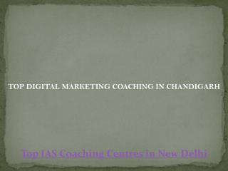 Top digital marketing coaching in chandigarh