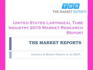 Price Analysis of United States Laryngeal Tube Key Manufacturers Forecast Report