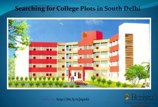 College Plots in South Delhi for Sale