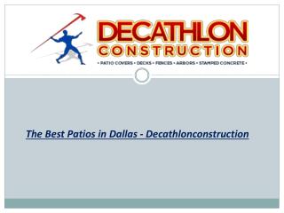 The Best Patios in Dallas - Decathlonconstruction