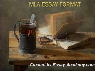 MLA Essay Format