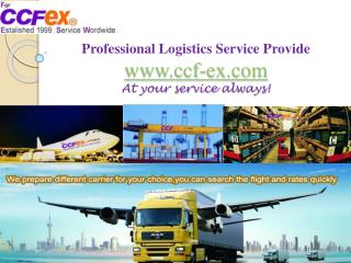 E-commerce logistics providers