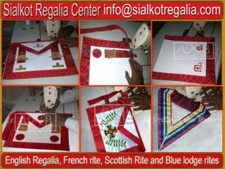 French rite Craft regalia apron