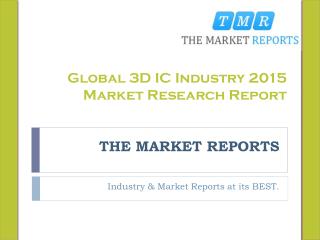 Global 3D IC Market Trends, Competitive Landscape Analysis and Key Companies Forecast Report 2015