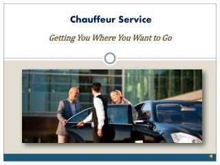 Benefits of Hiring a Chauffeur Service
