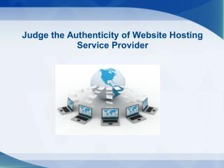 Monitoring the authenticity of Web Hosting Service Provider