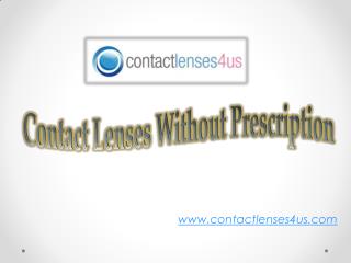 Get Contacts without Prescription Online