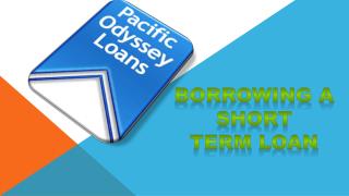 Borrowing a Short Term Loan