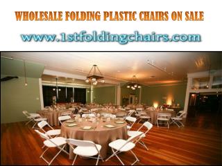 WHOLESALE FOLDING PLASTIC CHAIRS ON SALE