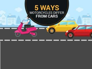 5 ways motorcycles differ from cars