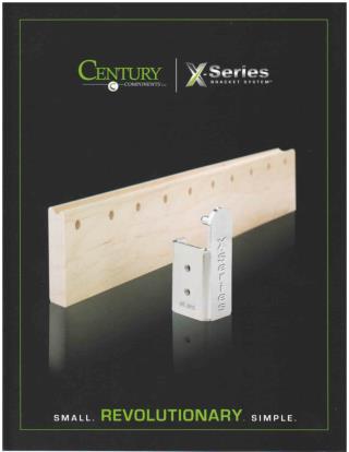 Century X-Series Bracket System for Cabinets