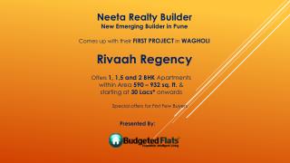Buy 1,1.5 & 2 BHK apartments in Wagholi