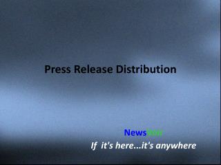 Online distribution platform-NewsVoir