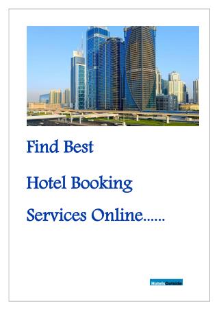 Choose best hotels online