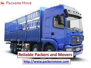 Reliable packers and movers @ www.packersmove.com