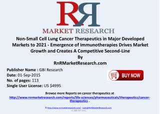 Non-Small Cell Lung Cancer Therapeutics in Major Developed Markets to 2021