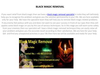 Get Solution Of Black Magic Removal In India