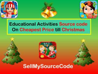 Educational Activities Source code On Cheapest Price till Christmas