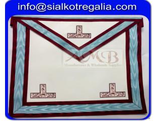 Masonic Mark worship master apron