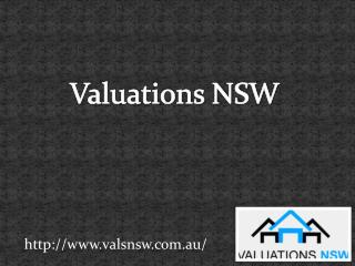 Valuation NSW: For Your Land Valuation