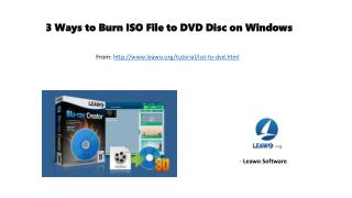 3 ways to burn iso file to dvd disc on windows