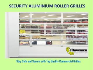 Security Aluminium Roller Grilles