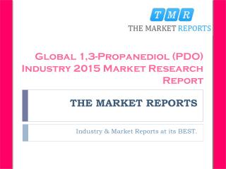 New Project Investment Feasibility Analysis of 1,3-Propanediol (PDO) Forecast to 2021