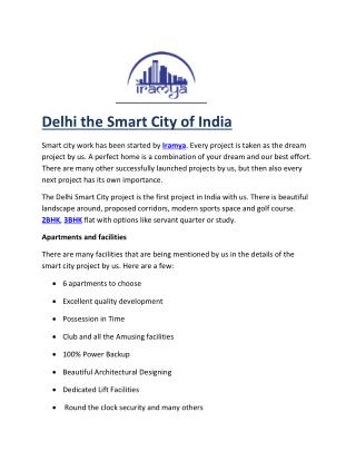 Delhi Smart City- iramya.com