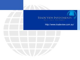 Professional Proprietary Trading firm : Trade View Investments