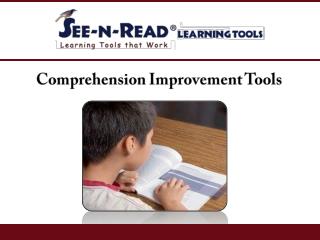 Comprehension Improvement Tools