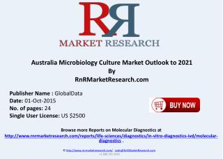 Australia Microbiology Culture Market Outlook to 2021