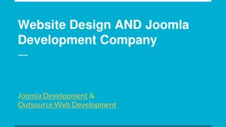 Website Design AND Joomla Development Company