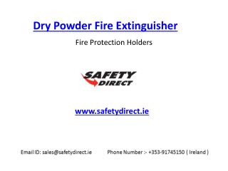Dry Powder Fire Extinguishers in Ireland at SafetyDirect.ie