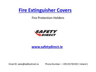 Fire Extinguisher Covers in Ireland at SafetyDirect.ie